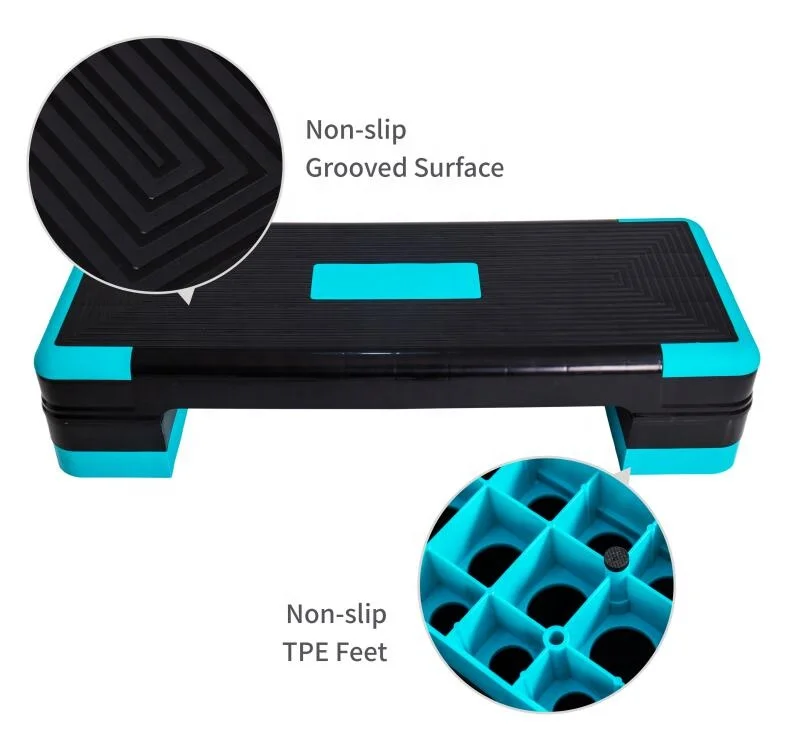 90cm 3-Level Fitness Exercise Board Adjustable Aerobic Step Platform
