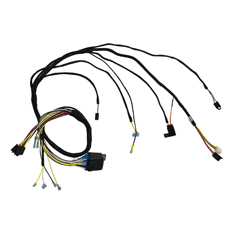 Wavelink Factory Manufacturing Custom Electrical Automotive Wiring Harness with Fuse Holder Auto Cable Assembly