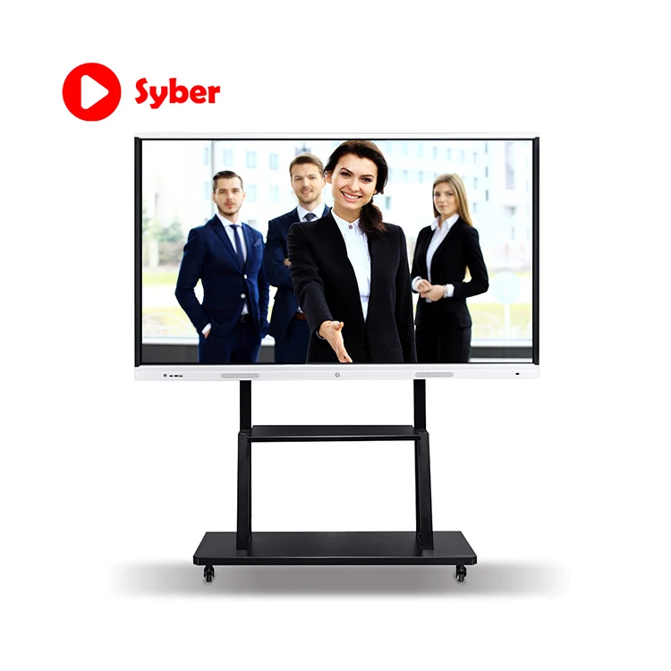 65 75 86 98 Inch Smart Board Without Projector Interactive Electronic Whiteboard