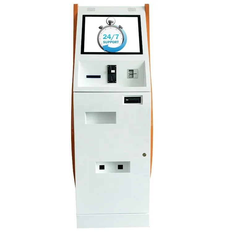 Netoptouch NT9008 терминал для обмена наличными сенсорный экран самообслуживание приемник монет бумажный оплаты денег