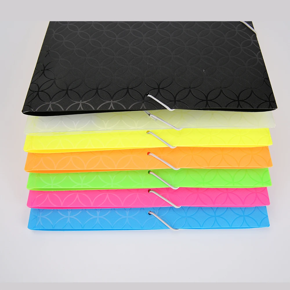 Эластичный Файл с пряжкой A4 веревочная папка pp пластиковая для хранения файлов Офисная