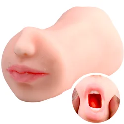 S-HANDE 3 in 1 TPE realistic Vivi male masturbator Pocket Pussy man sex toys Mouth vagina pussy sex toys for men masturbating