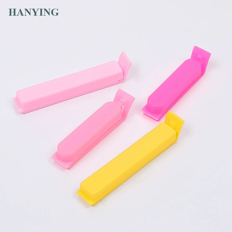 
small plastic food leash bread spring closure bag sealer clip 