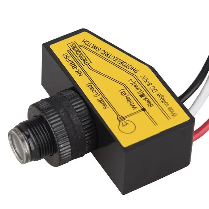 NK-BB/F50 DC 12V 24V 36V 48V заката до рассвета дистанционного фотоэлемент автоматического автоматическое включение включение/выключение уличный свет управления переключатель