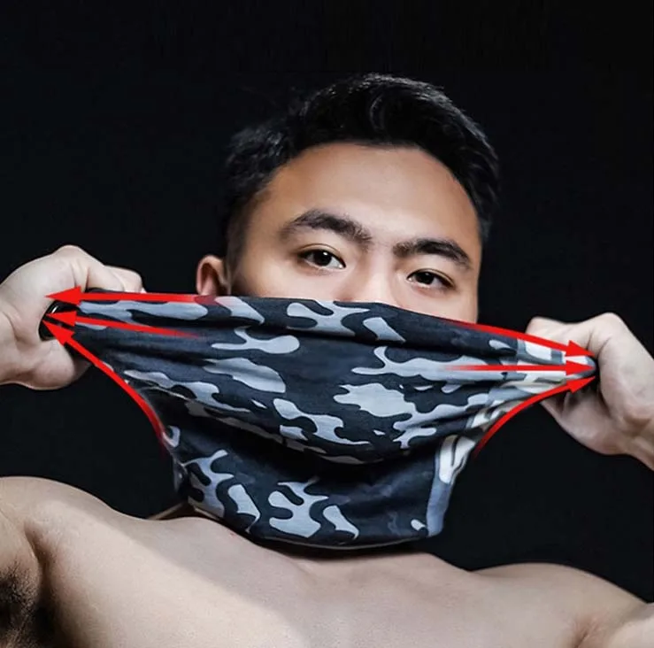 Multifunctional Polyester Seamless Sublimation Buffs Custom Snoods With Your logo Neck Gaiter Mask