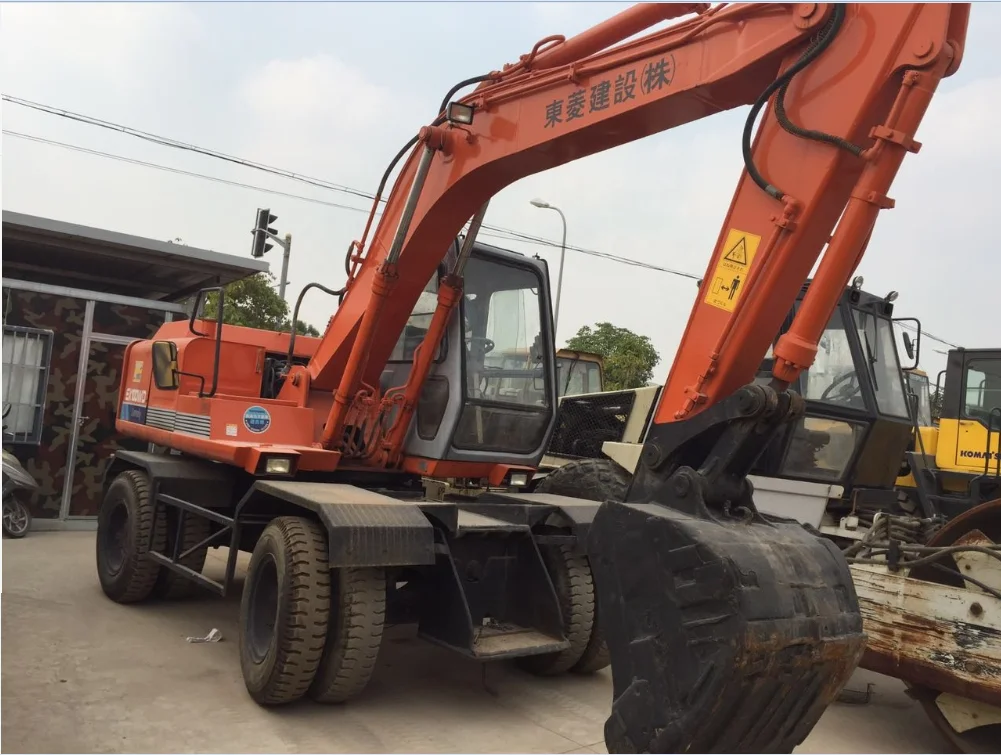 Экскаватор на колесах Hitachi EX100WD по очень низкой цене экскаваторы EX100 WD для продажи