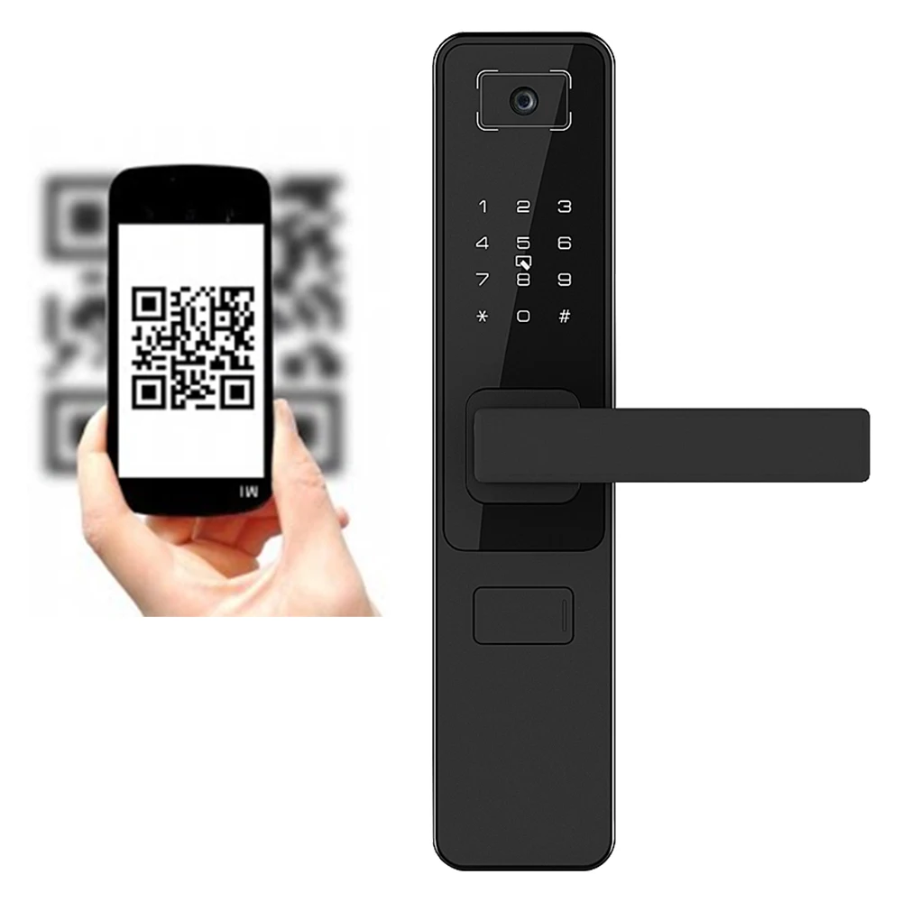 Электронный БЕСКЛЮЧЕВОЙ цифровой QR-код для отелей и школ умный дверной замок с QR SDK
