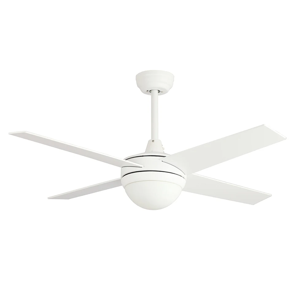 Simple Modern 48 inch AC copper motor Classic design Decorative Remote control fan with light