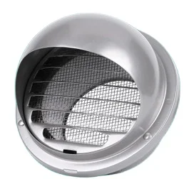 SUS304 Round/Circular Exhaust hood for HVAC Systems Stainless Steel Clamp