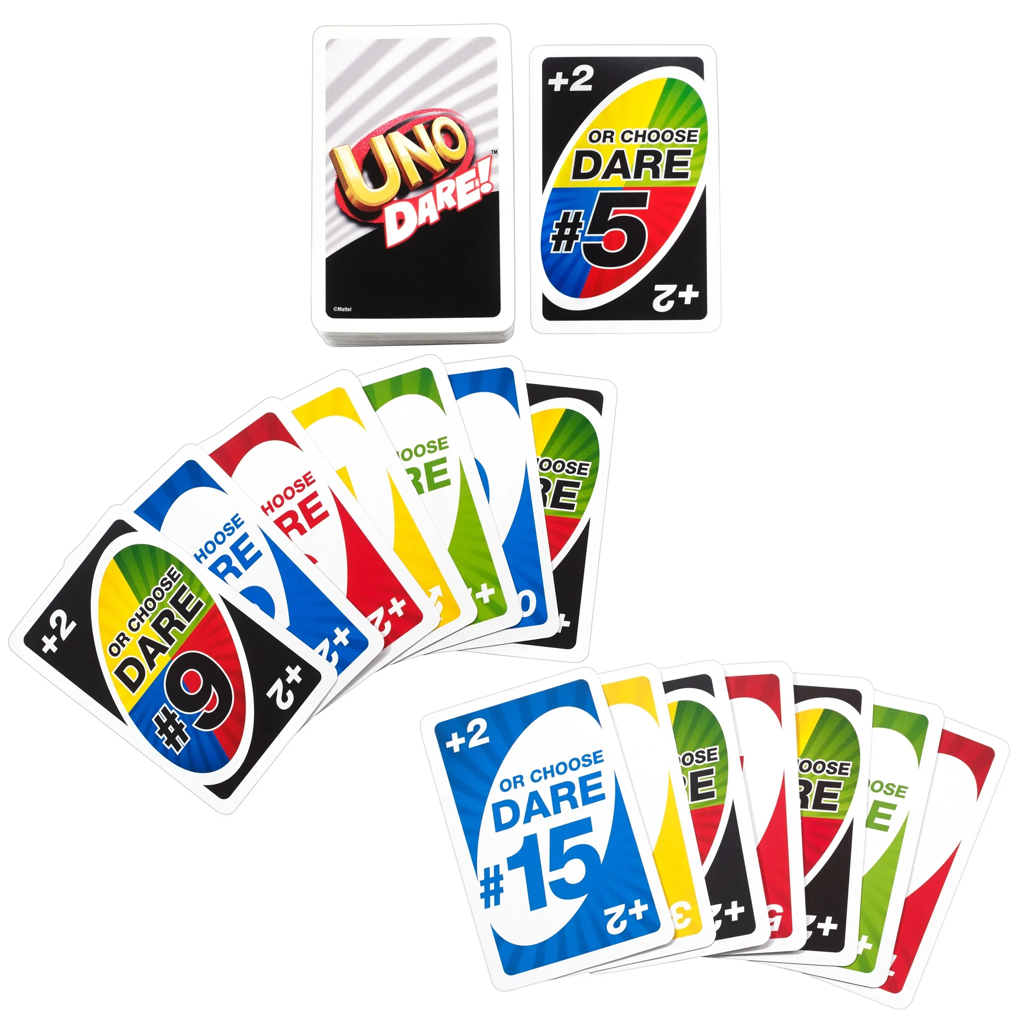 U-Nes FLIP! SHOWEM NO MERCY Family Funny Entertainment Board Game Fun Playing Cards Gift Box U-n-oes Card Game