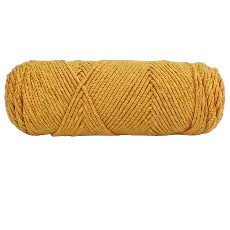 Solid color 8 strands of lover cotton coarse wool tufted with milk cotton rod knitting multiple strands of Korean cotton