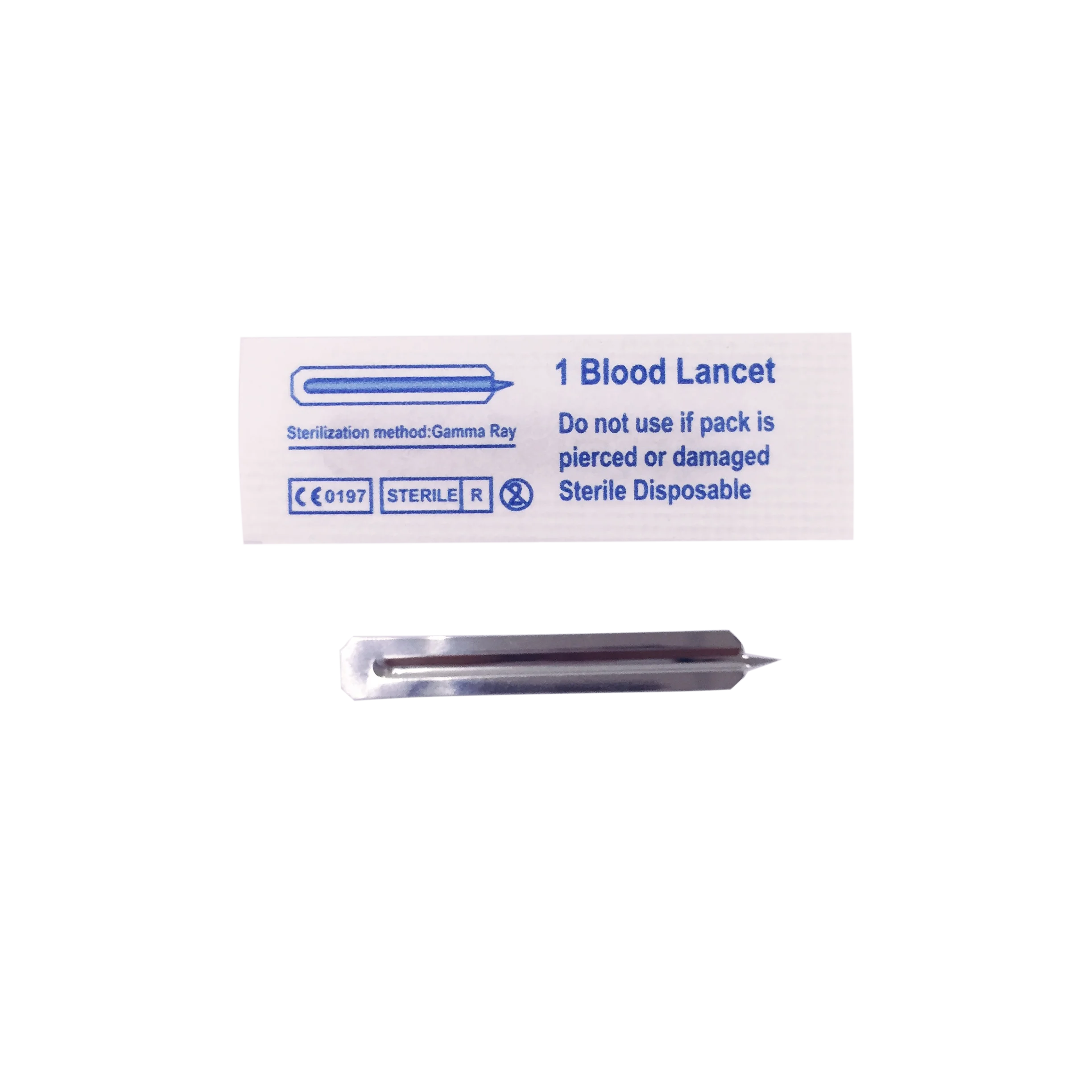 Wholesale Disposable Medical Safety Stainless Steel Blood Lancet