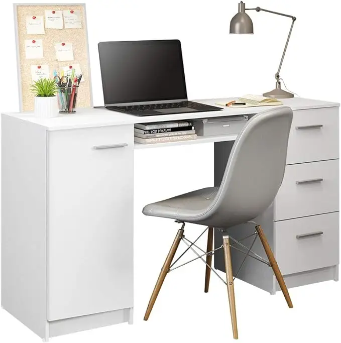 modern style wood simple work station desk office furniture classic hotel home work writing laptop lap desk table