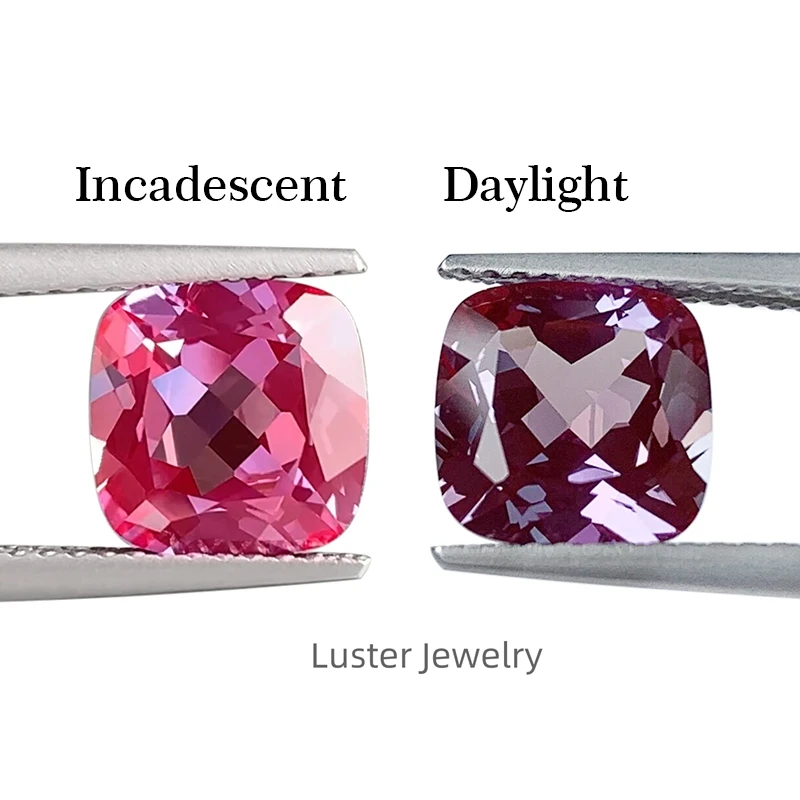 Luster  factory price color changing fancy stones alexandrite gemstone