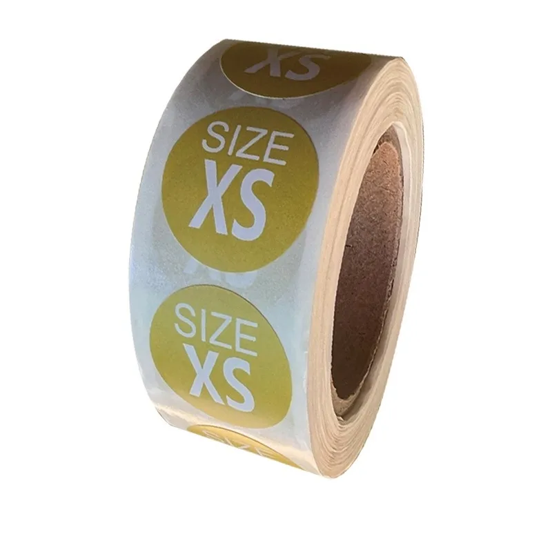 Round Digital Self-Adhesive Waterproof Label Sticker Custom Industrial Package Labels for Beverage Bottles