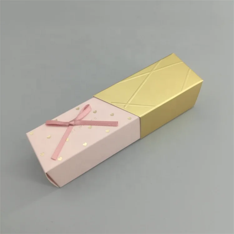 Various Specifications Luxury Packaging Gift Card Box Designed Shape Lipstick Tubular Perfume Cheap Folding Paper Box Shipping