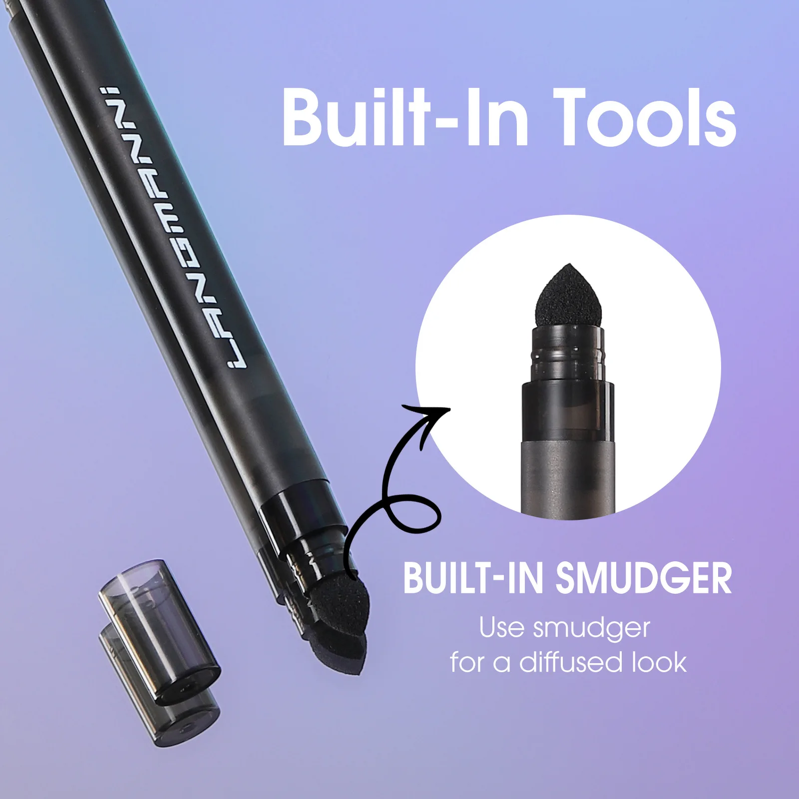 Private Label Holographic Colors Waterproof Eyeliner Pen Chameleon Pigment Eye Liner Eyeshadow For Makeup