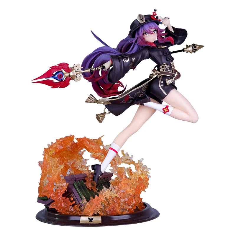 New products High Quality Games Statues model toy Genshin Impact fighting hutao Action Figures