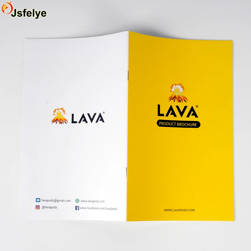 Customized saddle stitch enterprise brochure product pamphlet
