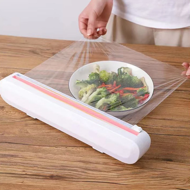 Household food plastic packaging fresh-keeping film cutter kitchen slicing tool fresh-keeping film cutter