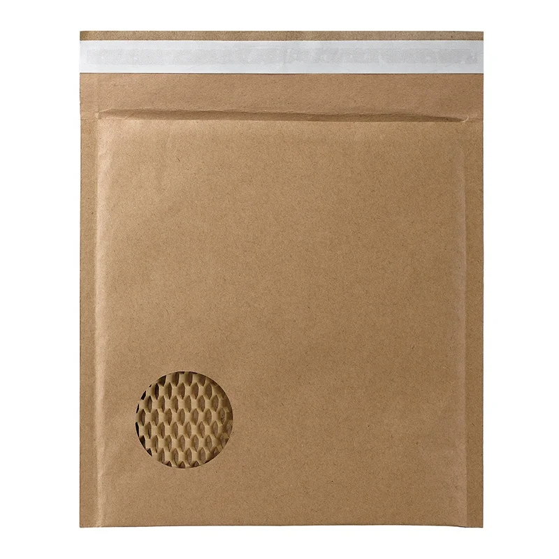 Biodegradable bag compostable mailer recycle bag 3d paper padded protective mailers 100% Curbside Recyclable Paper Padded Mailer