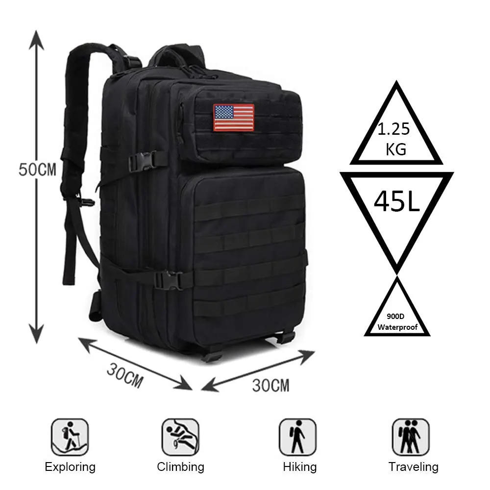 Сумка для кемпинга 45 л