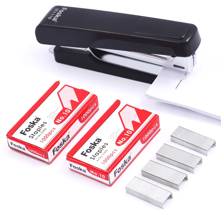 Foska High Quality Galvanized Wire Smooth Stapling NO.10 Staples for Convenience and Ease of Use in Your Daily Tasks