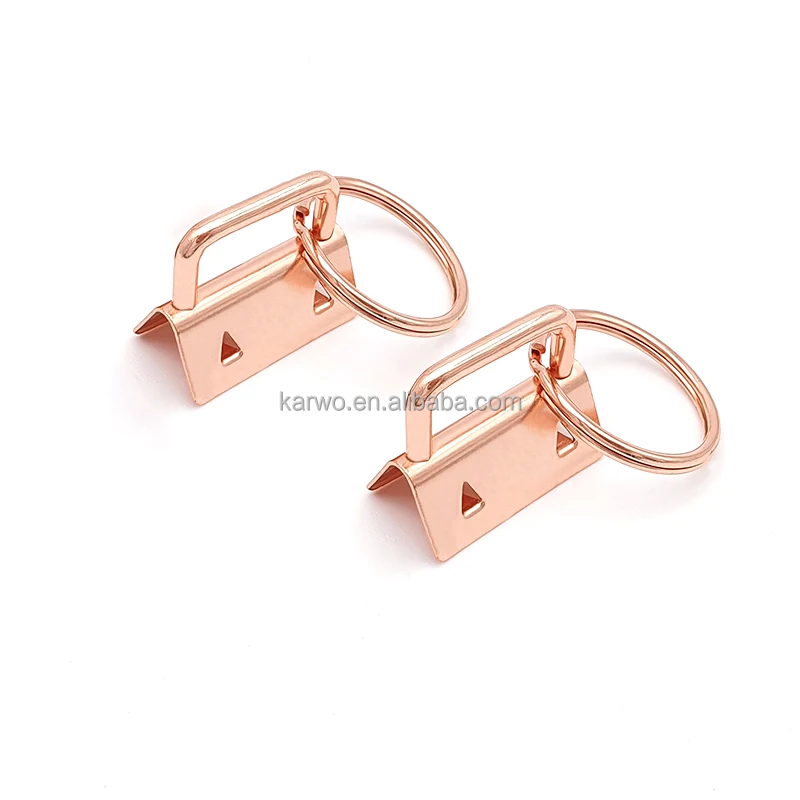 1 Inch Various Color Key Fob Handbag Accessories Hardware Keyfob With Ring
