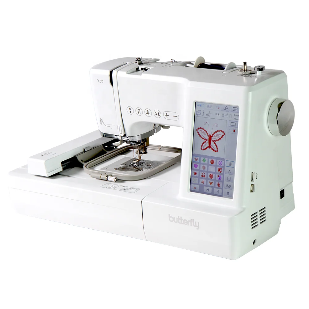 Butterfly X60 Support OEM Top Ranked Products 2023 new Computerized Embroidery Machine With USB WiFi  and 9-inch screen