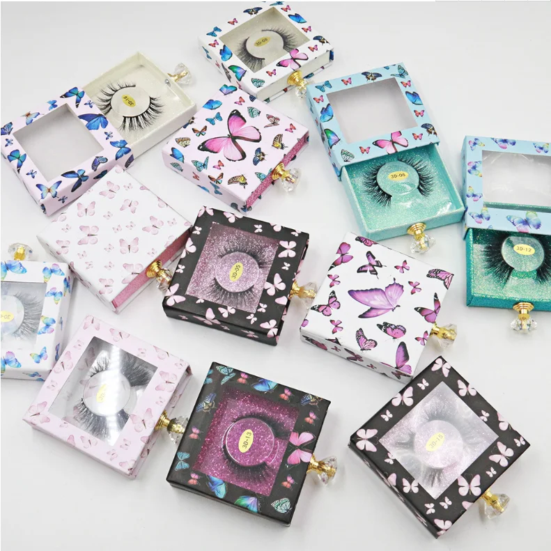 Оптовая продажа на заказ Пышная юбка с фокусным расстоянием 25 мм 27 мм 30 мм норковые ресницы lashbox упаковочная коробка норки 3d lasheswholesale поставщика оптом