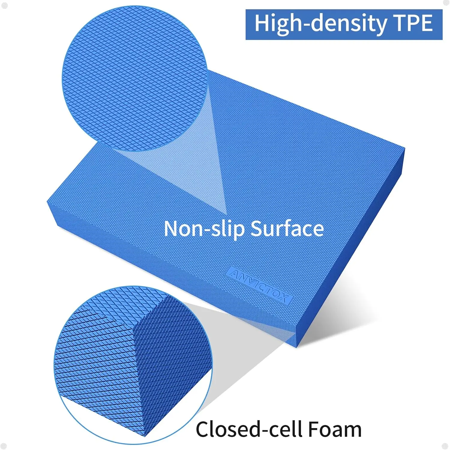 Top Quality Fitness Foam Balance Pad Gymnastic Crash Mat Balance Foam Pad Custom Tpe Yoga Knee Mat