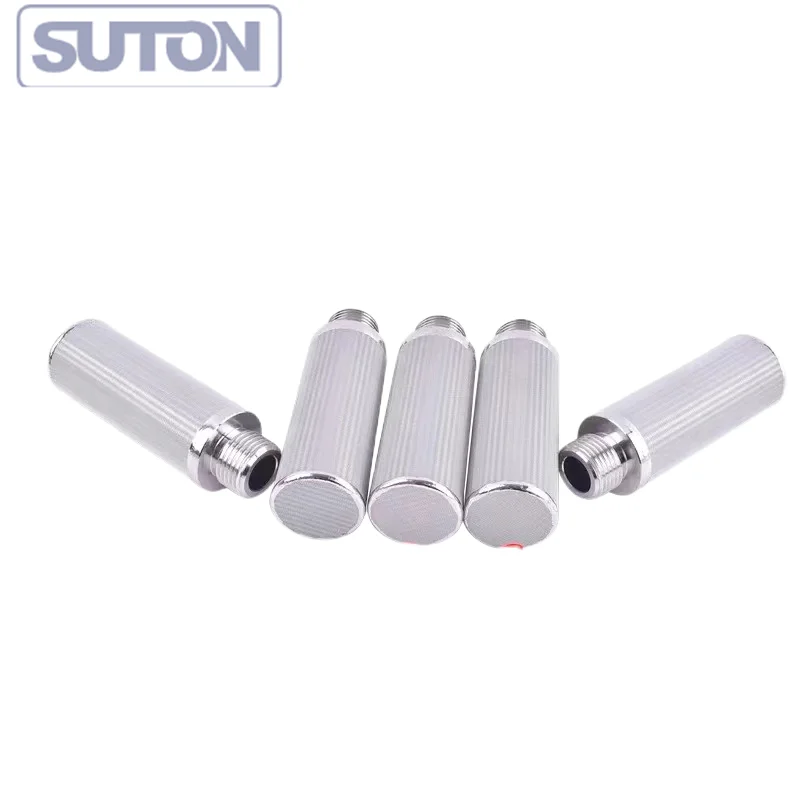 10 micron Gas Sampling Probe Stainless Steel Metal Sintered Filter