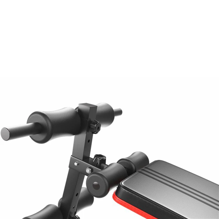 
gym equipment fitness ab mini folding adjustable blue reverse sit up bench 