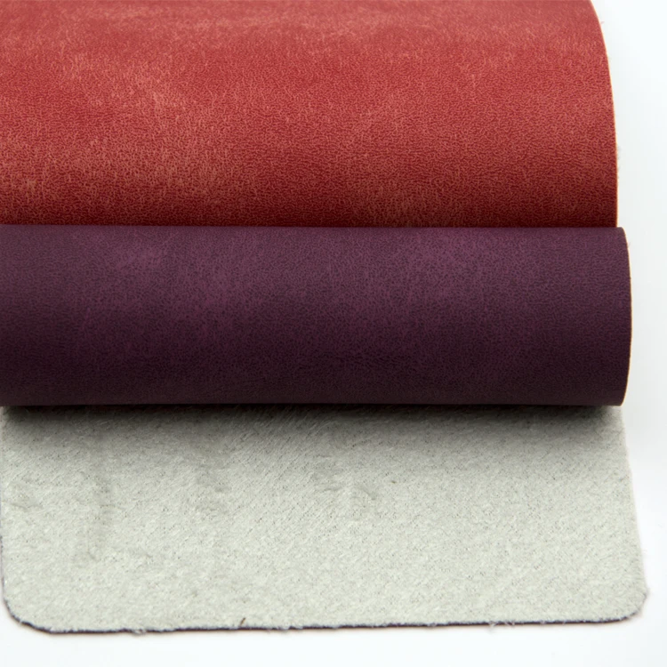 High quality texture regenerated artificial leather PU Recycled synthetic sofa leather for Sofa Car Seat and Furniture