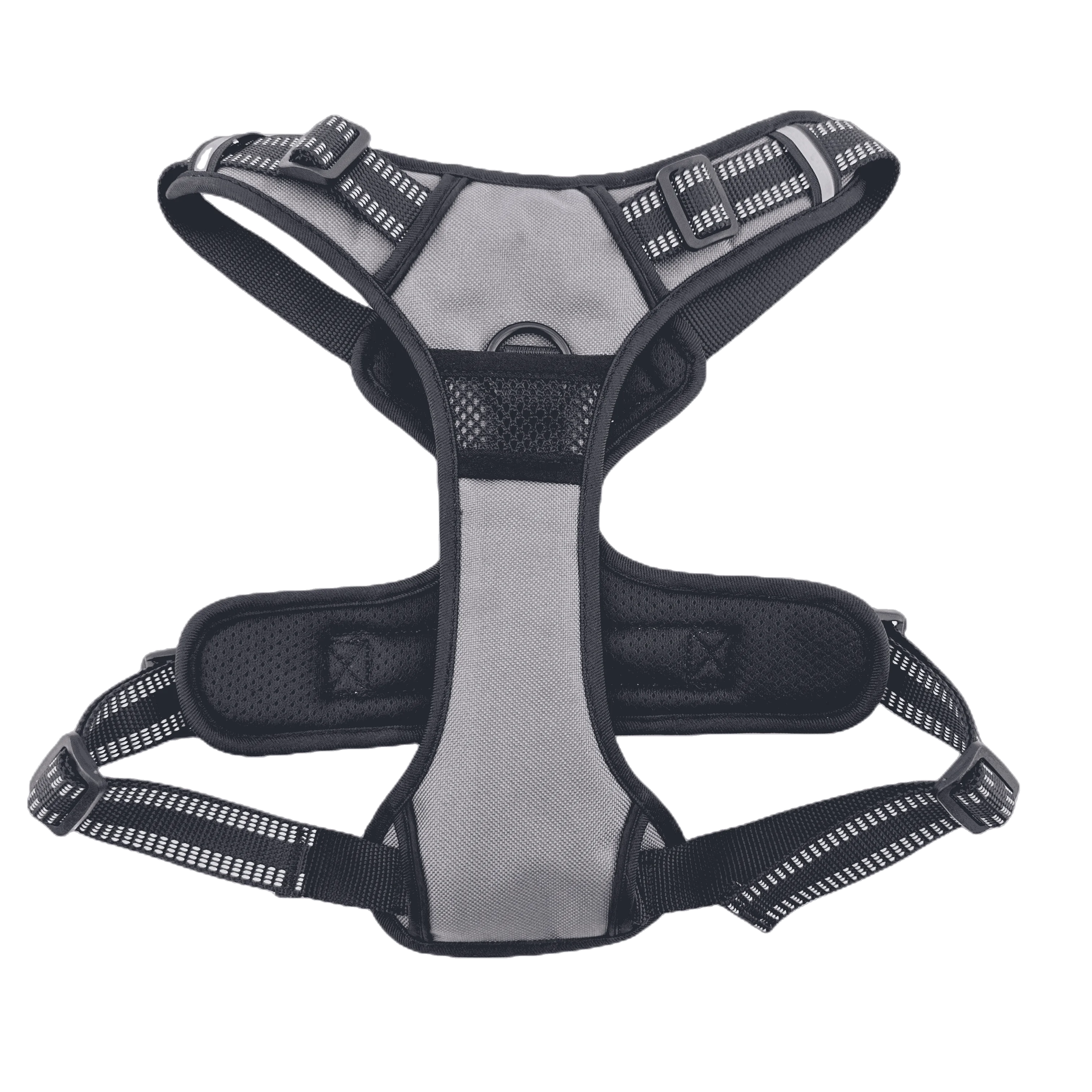 Duty Dog Walking Safety Novelty Designed Neoprene Padded Step In Front Patterned Dog Luxury Pet No Pull Harness Set Leash