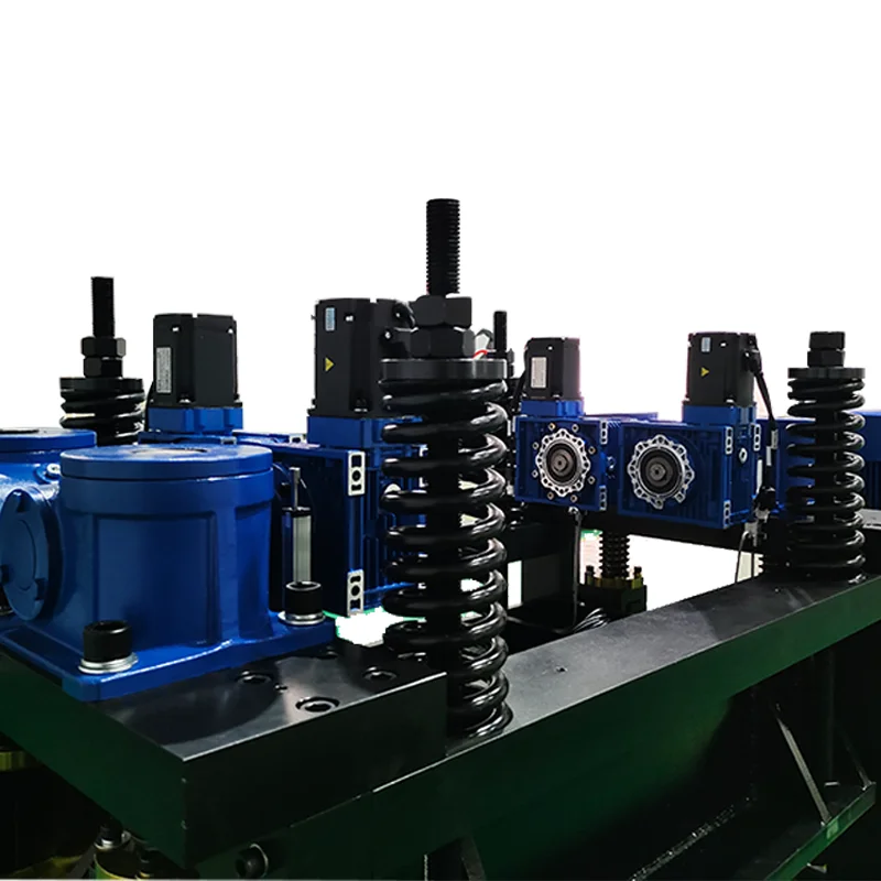 Max 4mm 19PCS Quick Change Diameter 50mm Roller Intutive HMI Operation Stress-Free Full Electric Levelling Machine