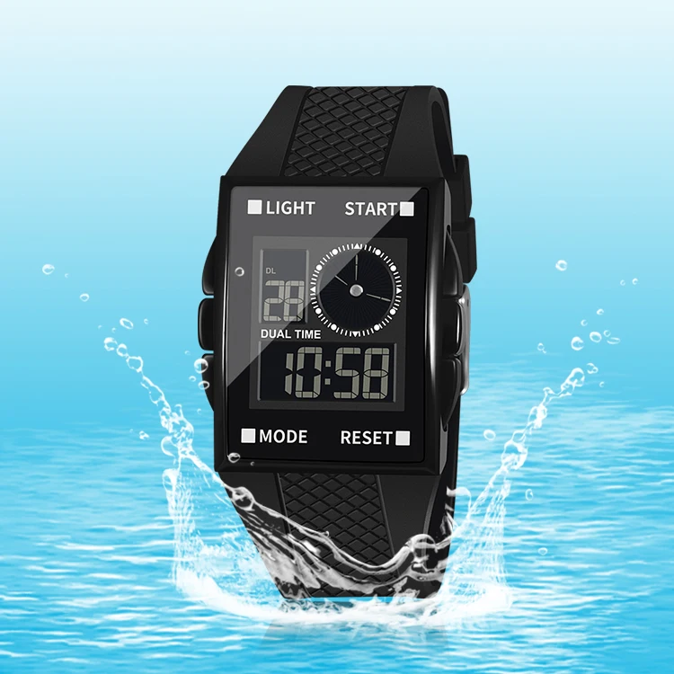 Diray smart watch 2023 Square Shape Men Reloj Deportivo Watch Two Pieces Set Digital Couple Watch For Men And Women