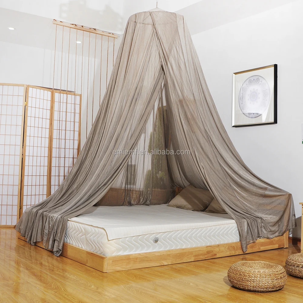 RF Shielding EMF Protection Silver Bed Canopy Radiation Proof Conductive EMF Mosquito Net