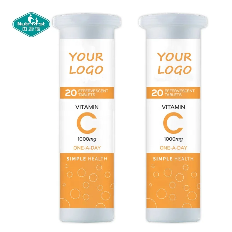 
Private Label 100% Natural Pure Pills Multivitamin Vitamin C Effervescent Tablet for Immunity 