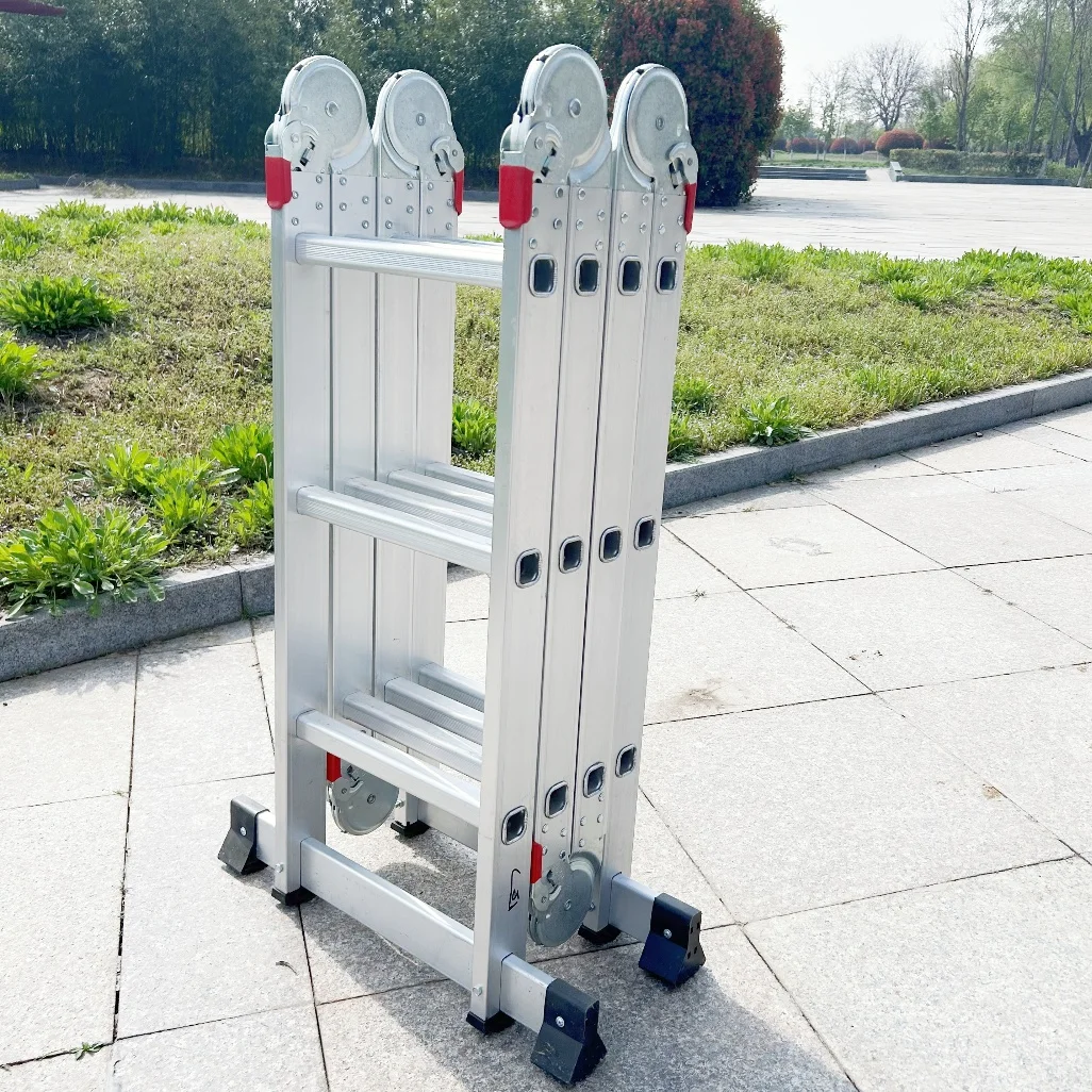 escalera de aluminio ladder Aluminum multi-purpose ladder 1.0mm 1.5mm thickness