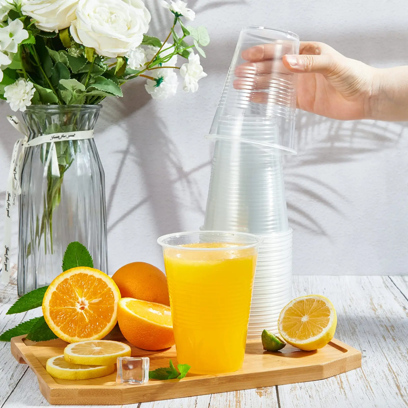 7oz 9oz PP Clear Plastic Cups Disposable Cups Cold Party Drinking Cups for Party Picnic