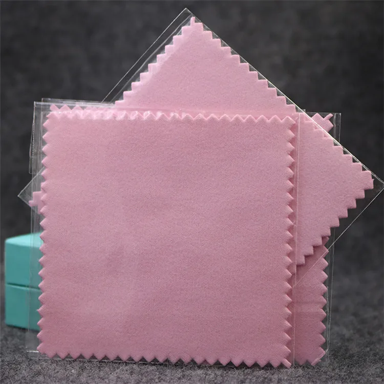 Eco-Friendly Anti Tarnish Silver Polishing Cloth For Jewelry Cleaning Silver Gold Jewelry Polishing Cloth
