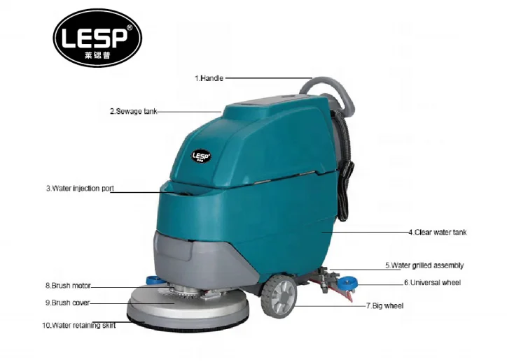 JH530 Hand held industrial floor scrubber polishing machine