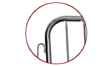 Factory Wholesale High Quality Steel Portable Safety Barriers with detachable feet