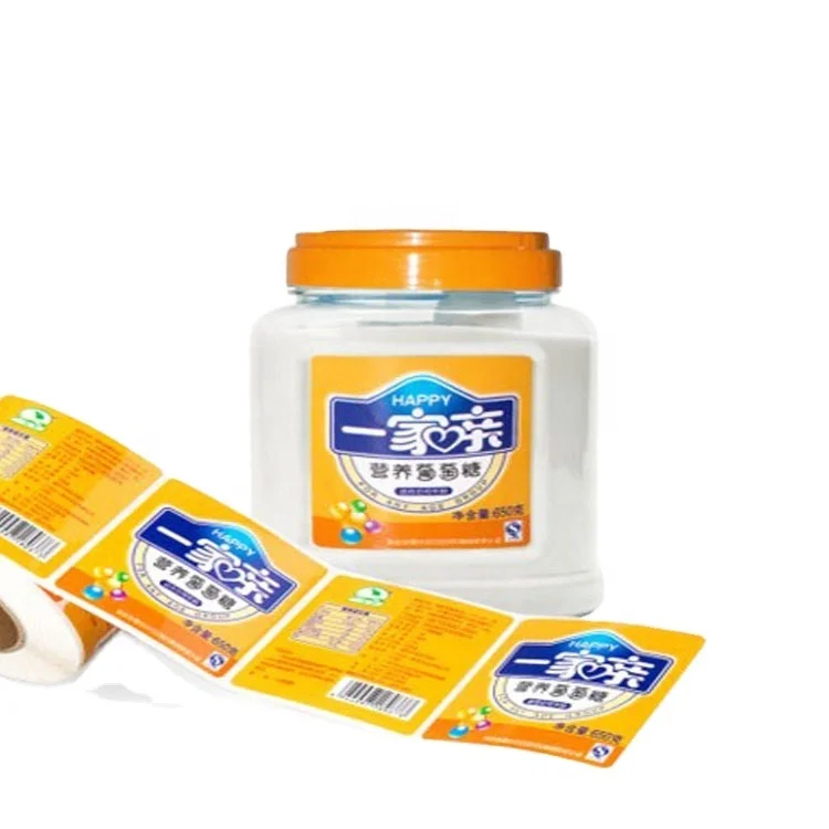 Factory manufacturing Strong Adhesive Permanent Sticker Custom Bottle Security Labels Tamper Proof Food Seals Sticker