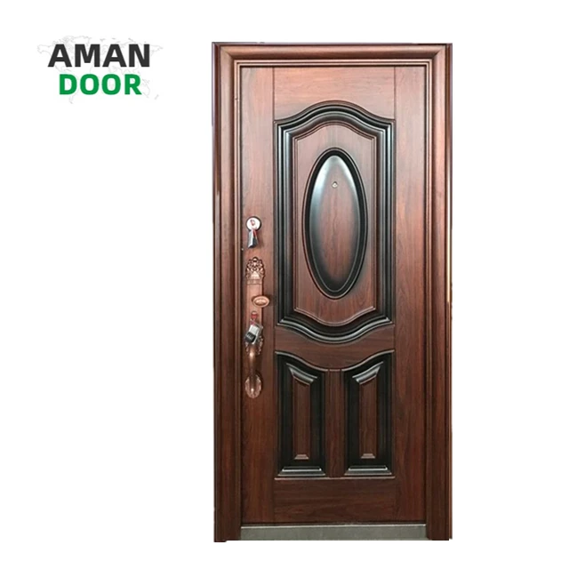 AMAN DOOR front metal exterior security steel entrance main doors