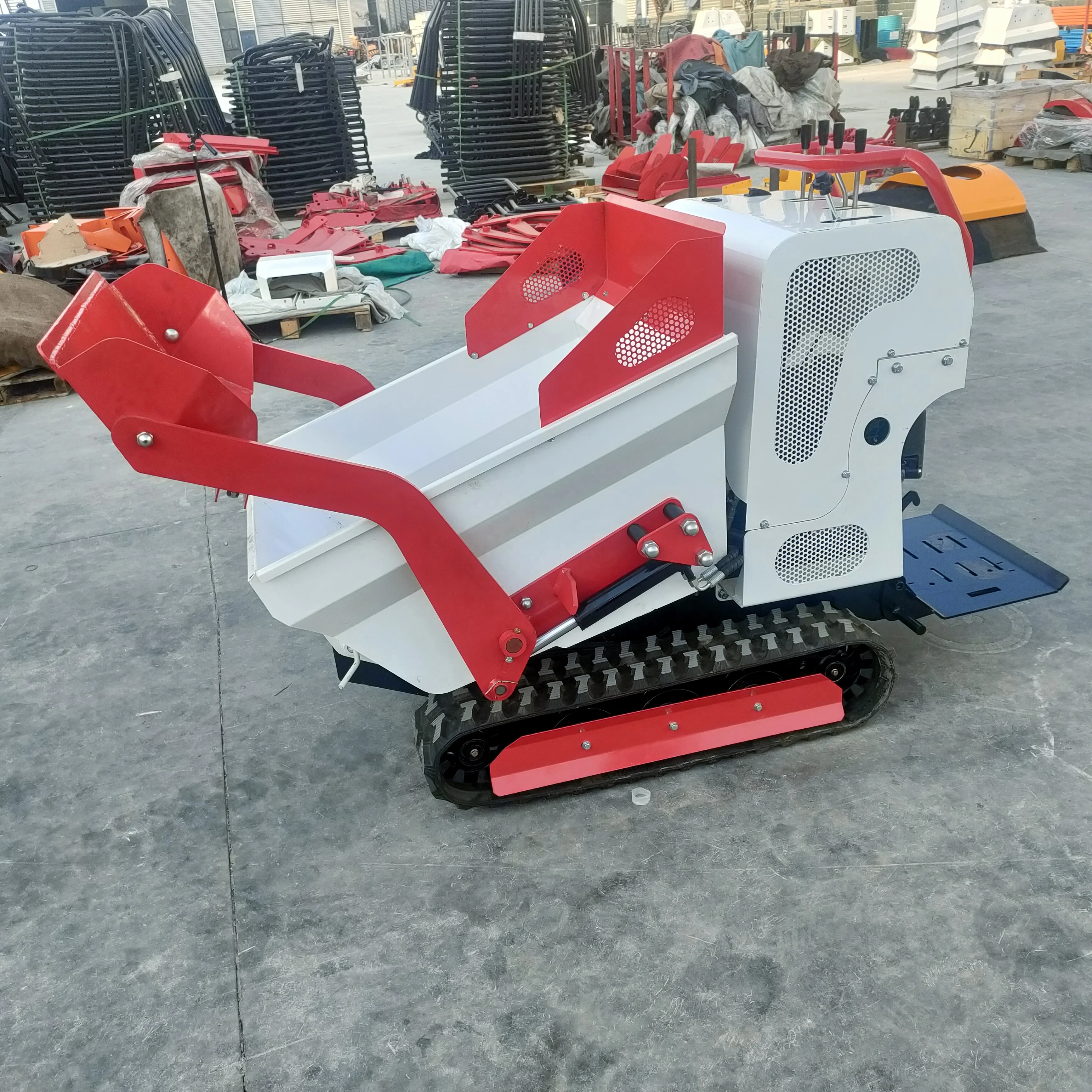 Electric Wheel Barrow Electric Transporter Power Buggy Mini Dumper Concrete Wheelbarrow small loader