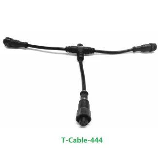 2Pin 3Pin 4Pin T442 LED Connector Cable Bare Wire Waterproof IP67 Male Female Jack Waterproof Extension Cables for LED DMX Light