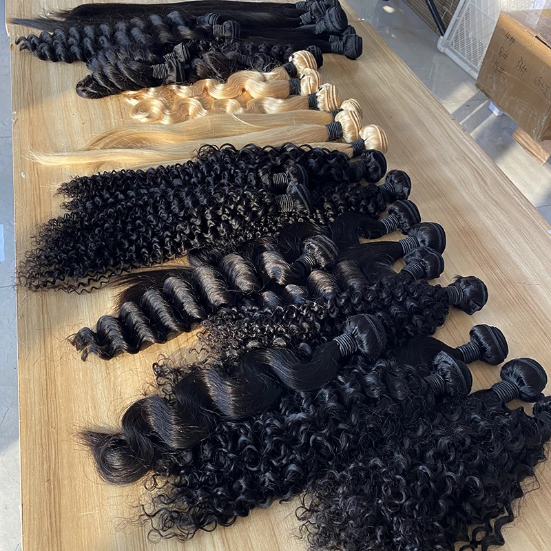 
Best Selling Unprocessed Cuticle Aligned Mink Bundle Raw Cambodian Hair Vendor 