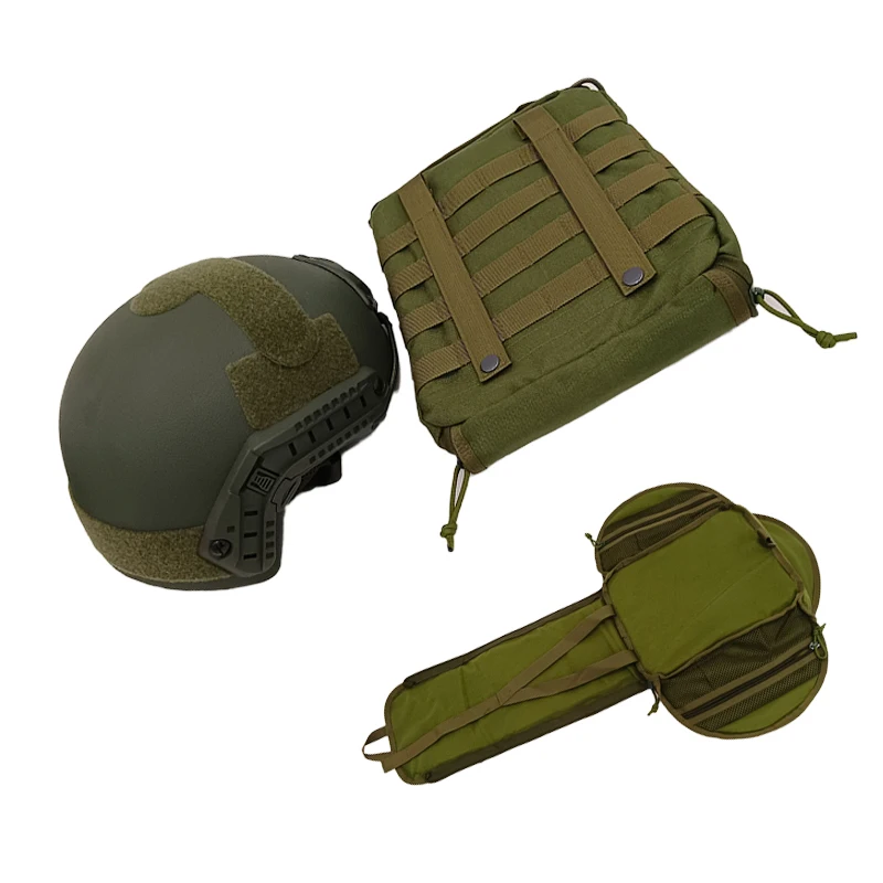 Gujia wholesale molle outdoor zipper helmet waterproof custom large capacity hard cover tactical helmet bag